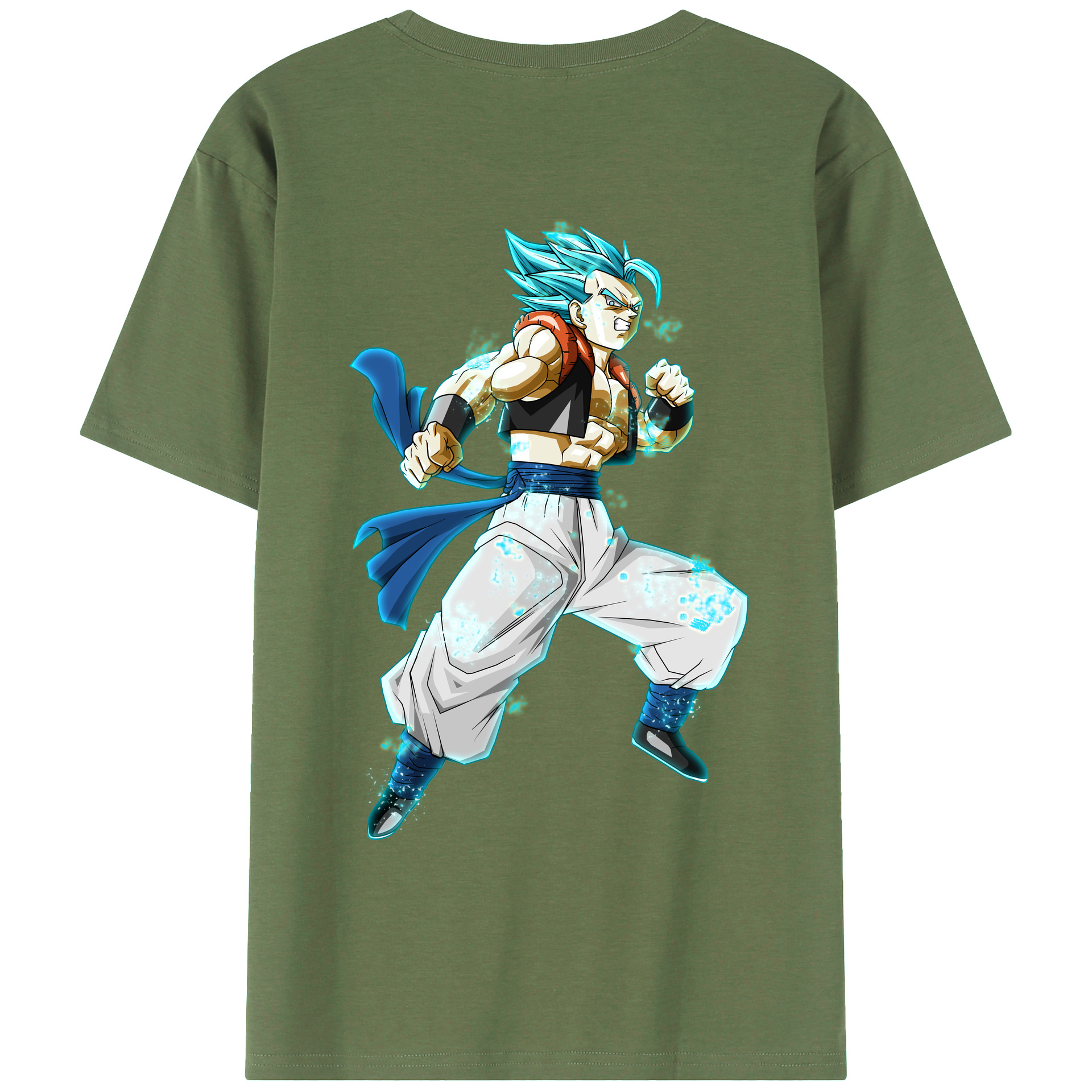 （画像用） ドラゴンボール ベジータ四世（Bejīta Yonsei）DRAGON BALL Vegeta IV 綿100％ メンズ半袖Tシャツ（バックプリント） 通気性